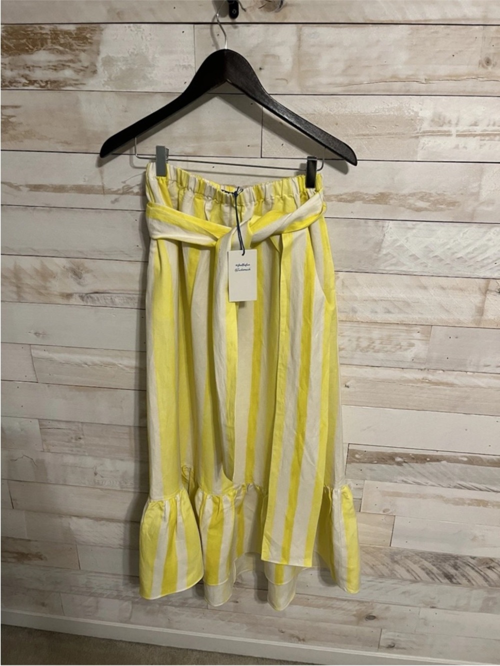 NWT Tuckernuck size XS Hampton midi skirt in stripe - Picture 2 of 7